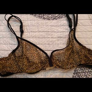 Victoria’s Secret Bra/Sheer Leopard/34B